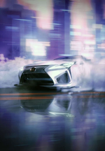 Modified Lexus IS F Sports Car