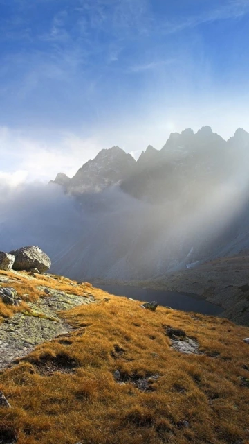 Mountain Landscape With Lake