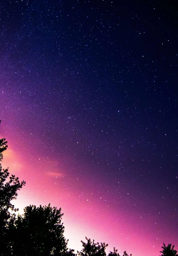Pink Starry Sky