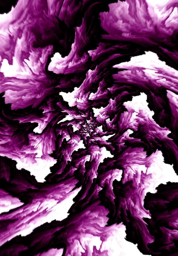 Purple & White Art