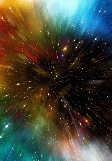 Universe Galaxy Multicolored