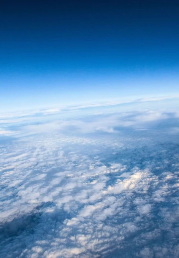 View Of Clouds From Sky