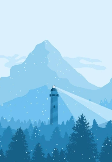 Winter Light House