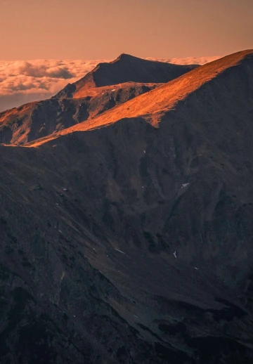 Winter View Of Mountain
