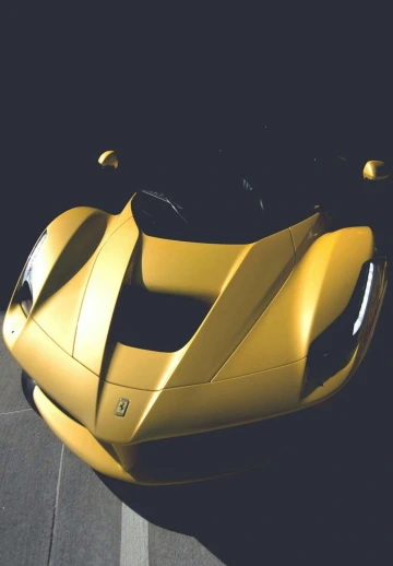 Yellow Ferrari