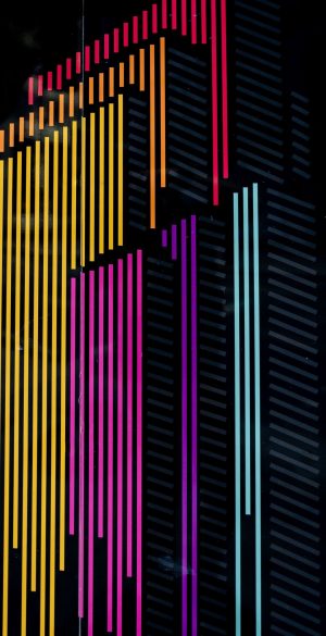 Amoled Building Strips Wallpaper 300x585 - Black Wallpapers