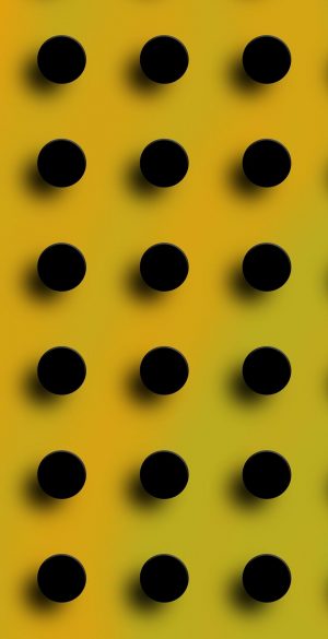 Black Dots on Yellow Background Phone Wallpaper 300x585 - Infinix Hot 11 Wallpapers