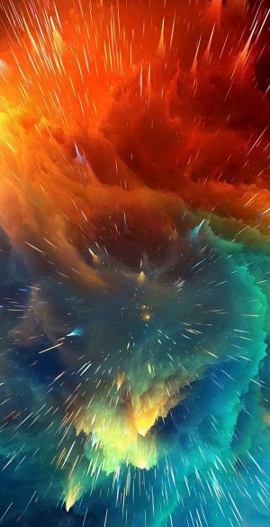 Colorful Galaxy Wallpaper 300x585 - Realme 9i 5G Wallpapers