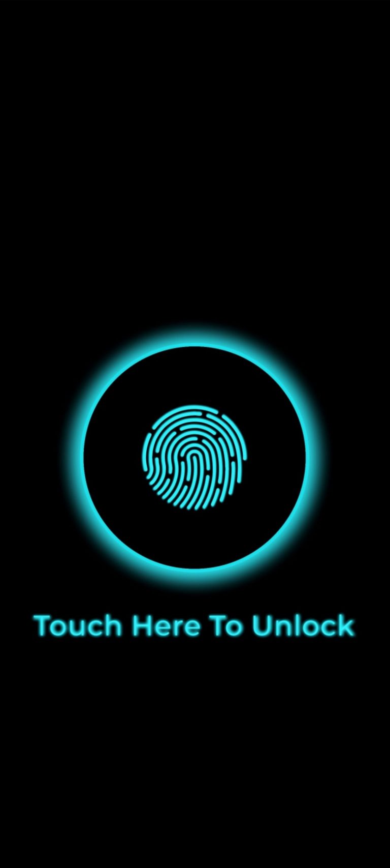 Fingerprint Lock screen Wallpaper