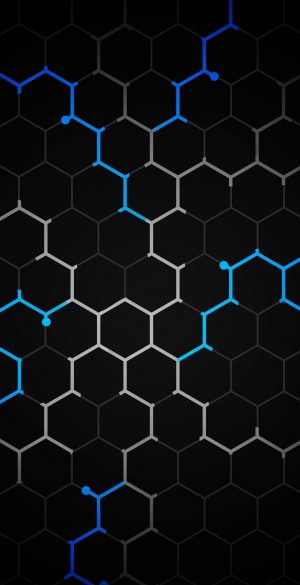 Hexa Black Abstract Phone Wallpaper 300x585 - Oppo Reno 6 Pro+ 5G Wallpapers