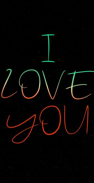 I Love You Black Amoled Phone Wallpaper 300x585 - Oppo Reno 6 Pro+ 5G Wallpapers