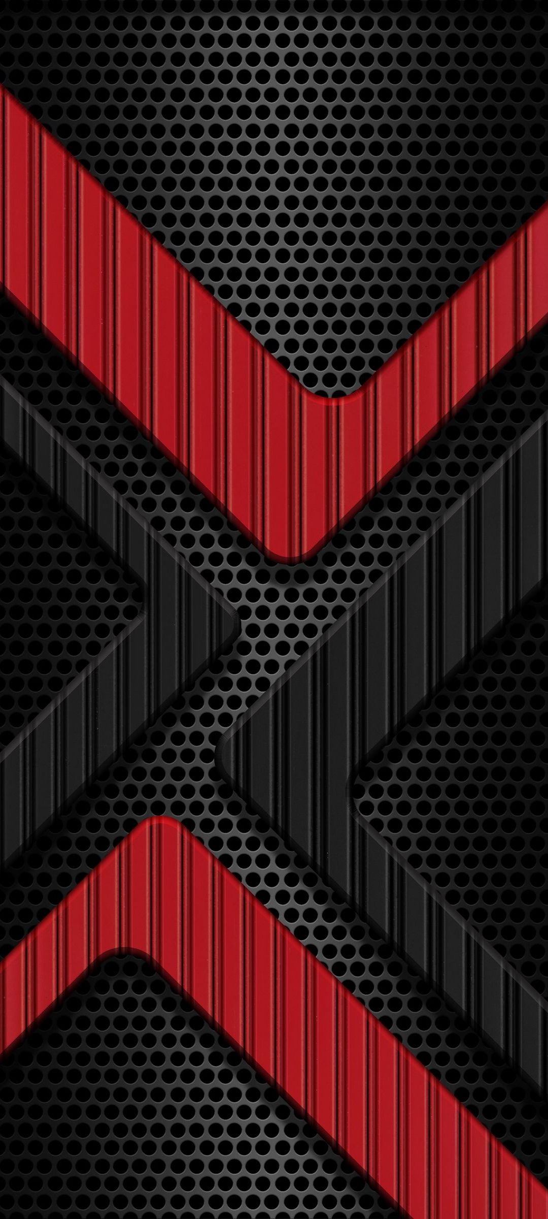 Red Black Abstract Design Phone Wallpaper
