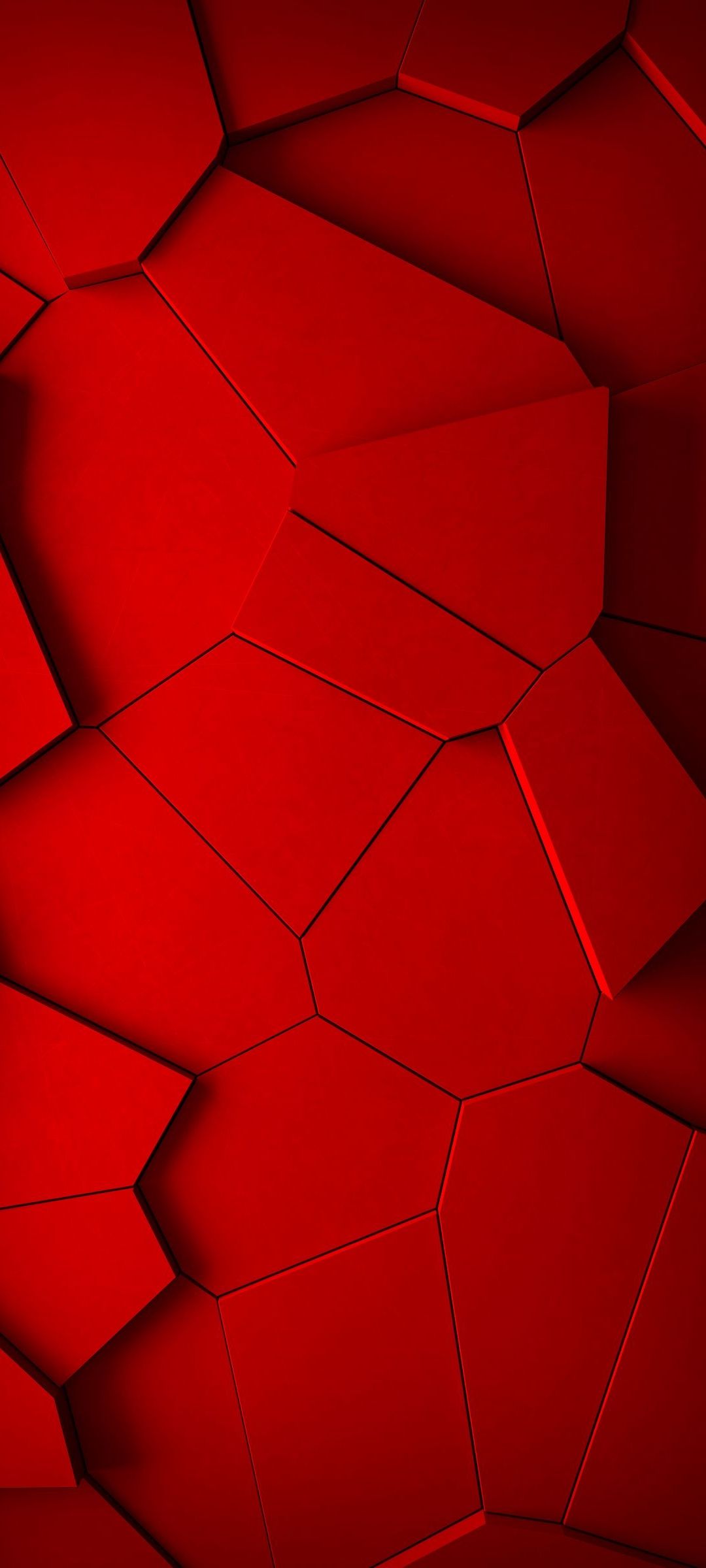 Red Blocks Phone Wallpaper