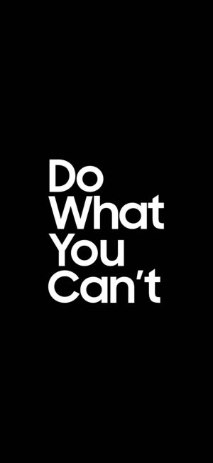 Do What You Cant Wallpaper 1080x2340 300x650 - iPhone Quote Wallpapers