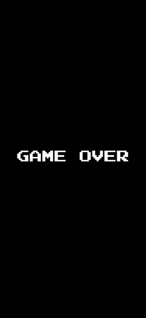Game Over Wallpaper 886x1920 300x650 - iPhone Quote Wallpapers
