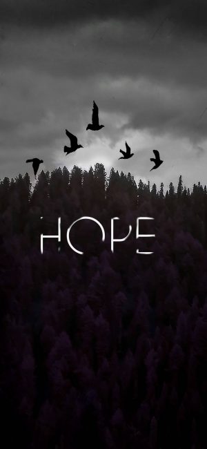 Hope Motivational Wallpaper 300x650 - iPhone Quote Wallpapers