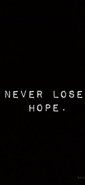 Never Lose Hope Motivational Wallpaper 300x650 - Motivational Phone Wallpapers
