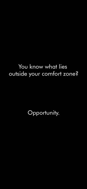 Outside Your Comfort Zone Motivational Wallpaper 300x650 - Motivational Phone Wallpapers