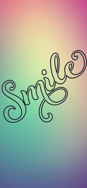 Smile Motivational Wallpaper 300x650 - iPhone Quote Wallpapers