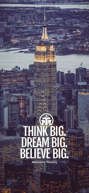 Think Big Motivational Wallpaper 300x650 - iPhone Quote Wallpapers