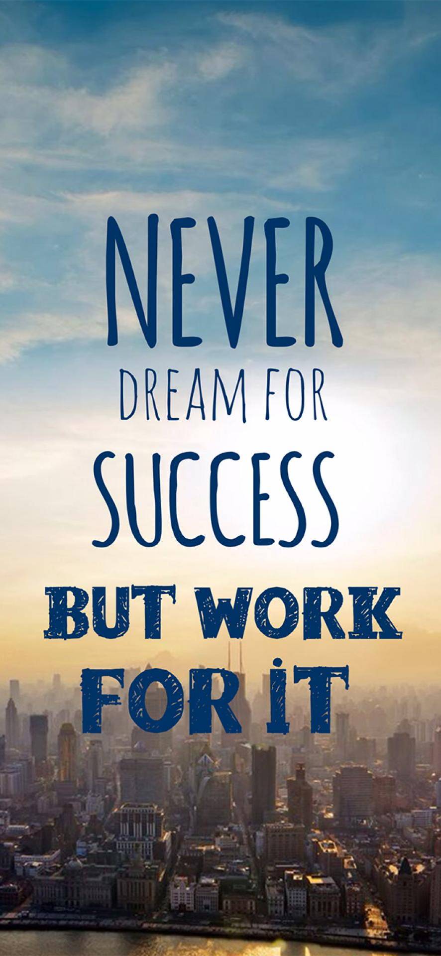 Work For Success - Motivational Wallpaper