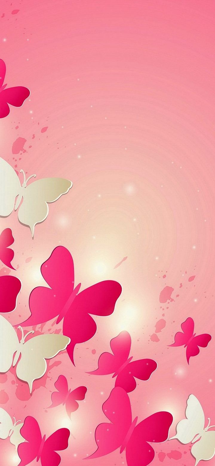 pink butterfly  Pretty wallpapers backgrounds Anime scenery wallpaper Butterfly  wallpaper