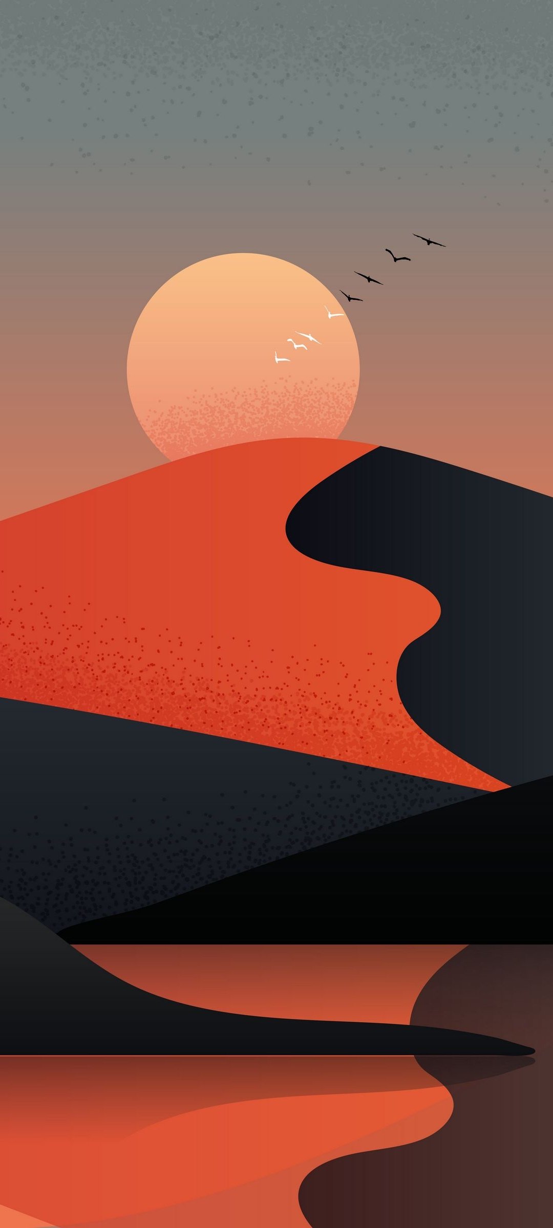 Desert Sunset  riphonewallpapers