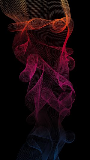 Abstract Colorful Lines 4K Phone Wallpaper 300x533 - Black Wallpapers