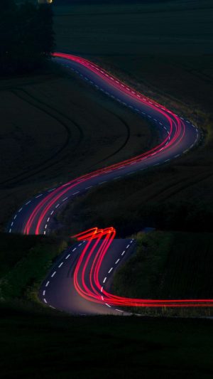 Abstract Light On Road 4K Phone Wallpaper 300x533 - Black Wallpapers