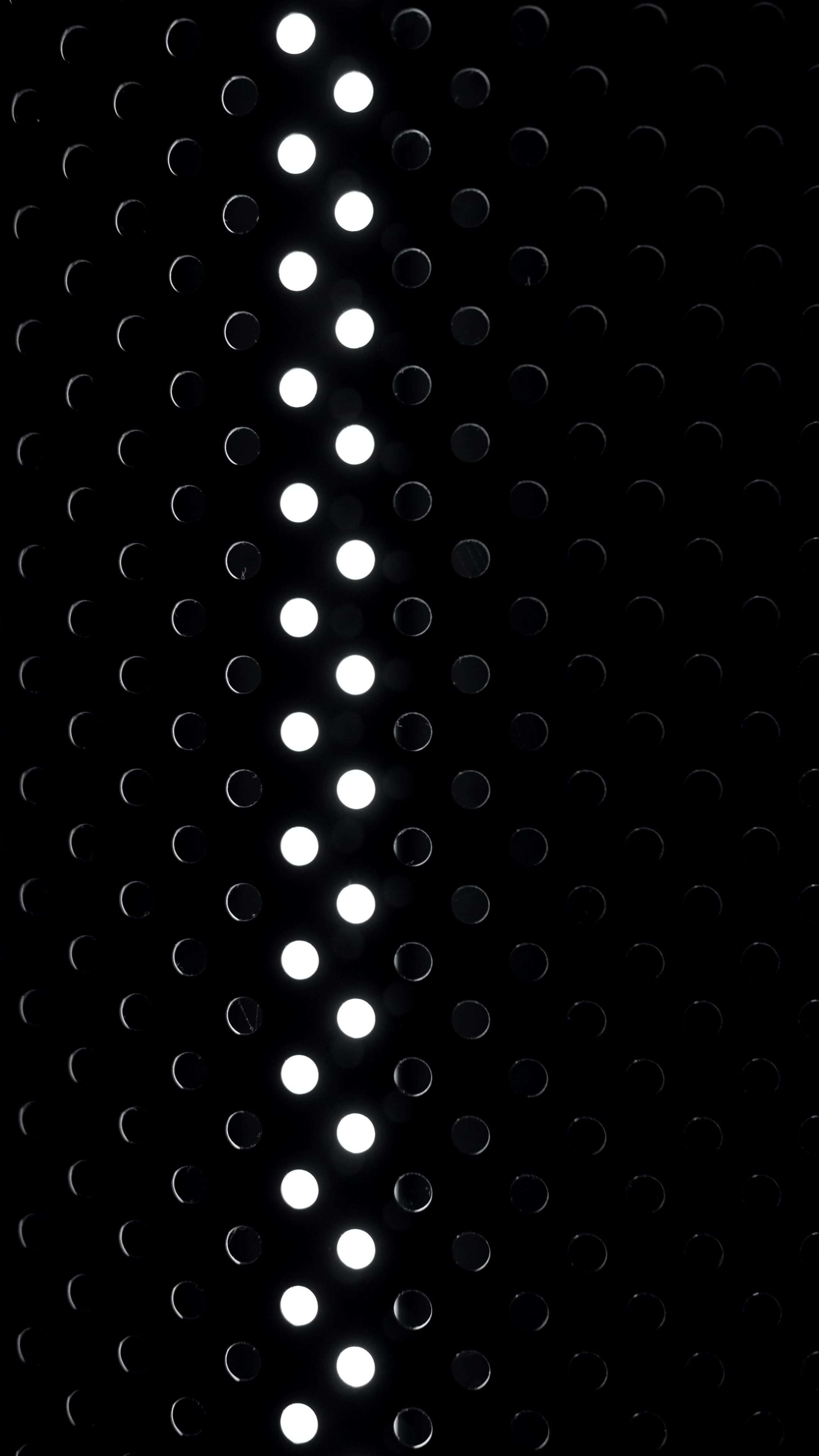 Black Abstract Dots Light 4K Phone Wallpaper
