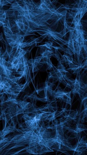 Blue Smoke In Black Background 4K Phone Wallpaper 300x533 - Black Wallpapers