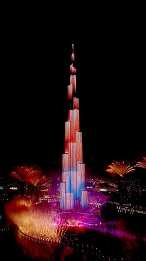 Burj Khalifa 4K Phone Wallpaper 300x533 - Black Wallpapers