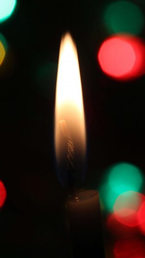 Candle With Blur Background 4K Phone Wallpaper 300x533 - Black Wallpapers