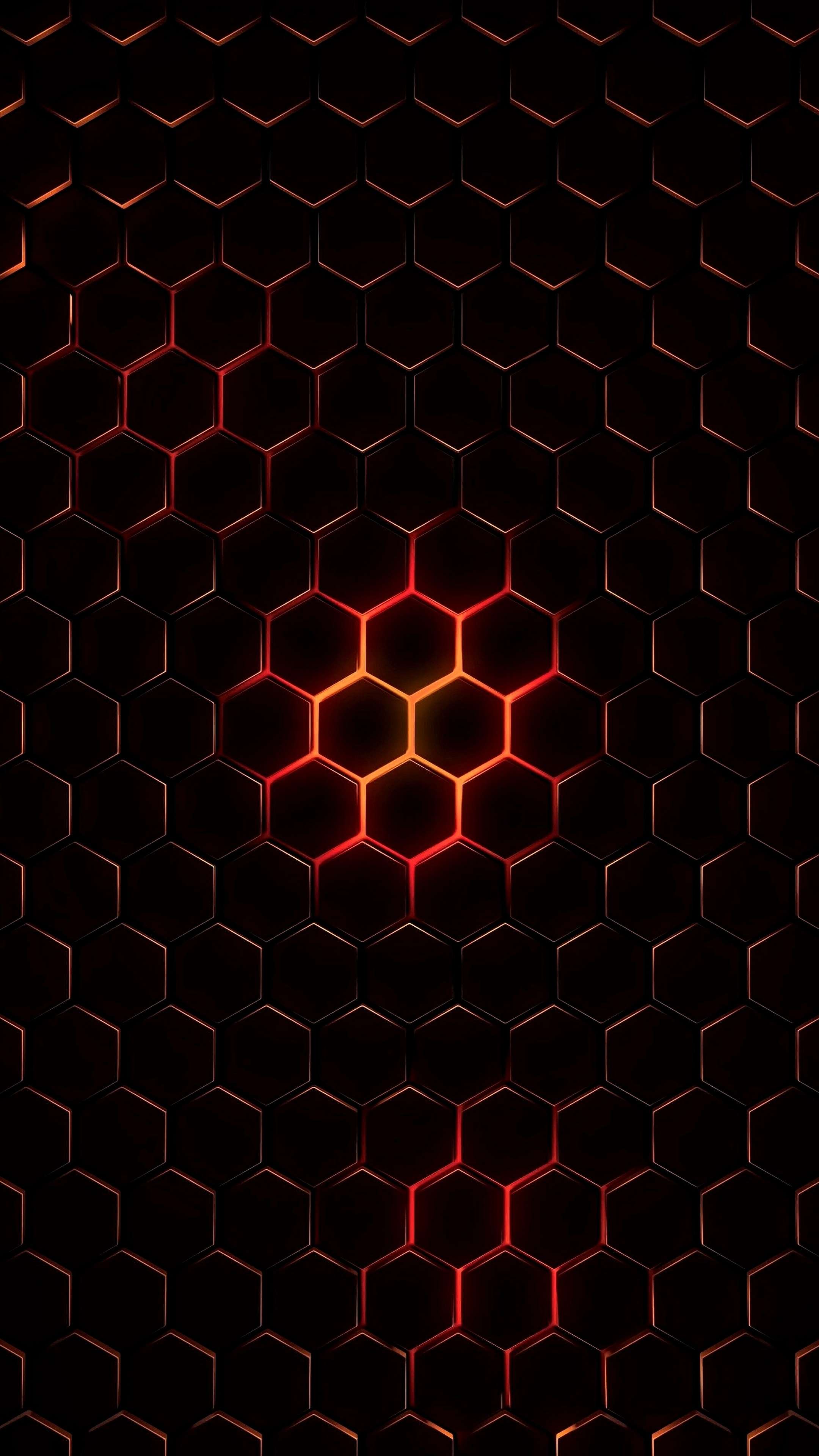 Hexagons 4K wallpaper