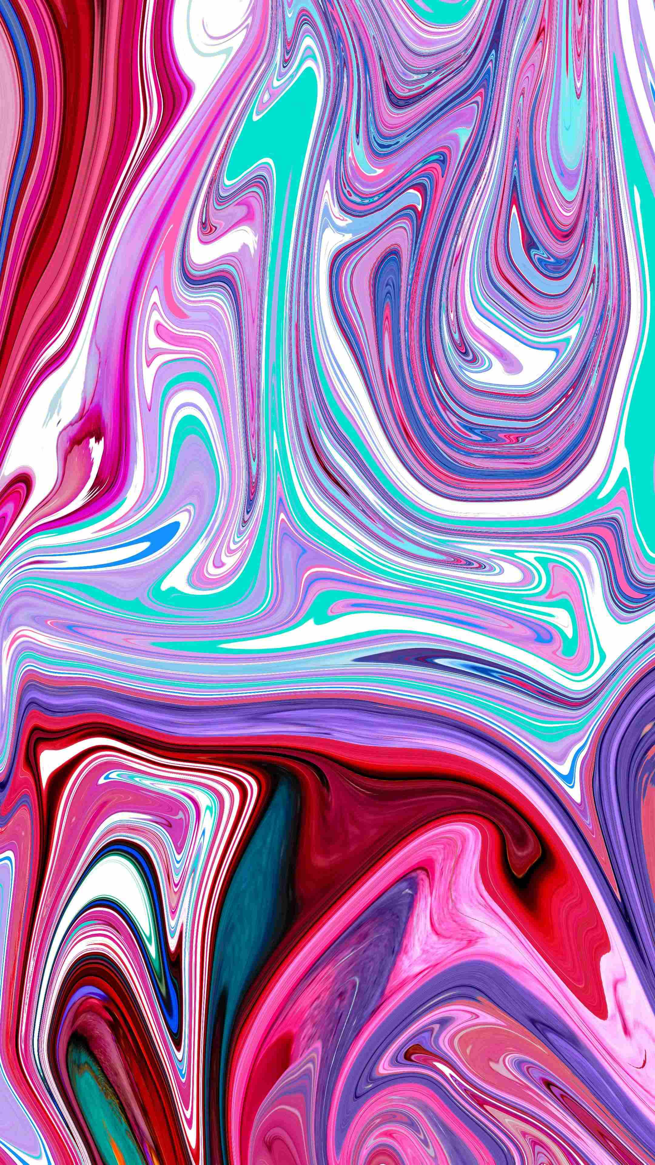 Mix Liquid Colour 4K Phone Wallpaper