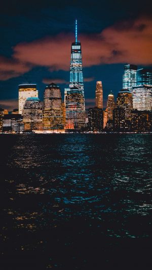 Night View In New York 4K Phone Wallpaper 300x533 - 4K Phone Wallpapers