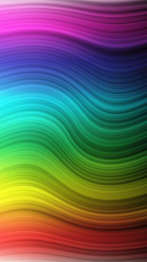 Rainbow Waves 4K Phone Wallpaper 300x533 - 4K Phone Wallpapers