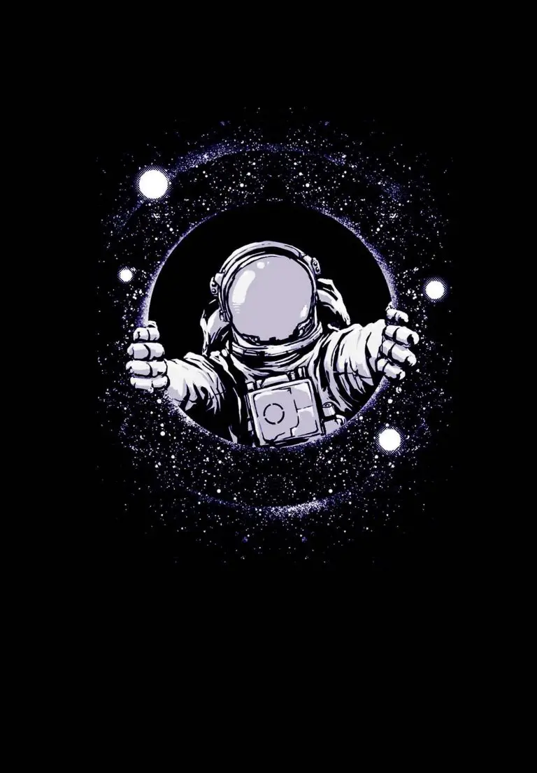 Aamoled Astronaut 4K iPad Wallpaper