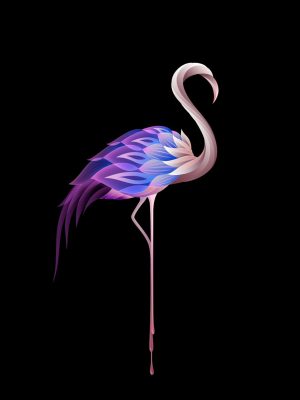 Amoled Flamingo 4K iPad Wallpaper 300x400 - iPad Wallpapers