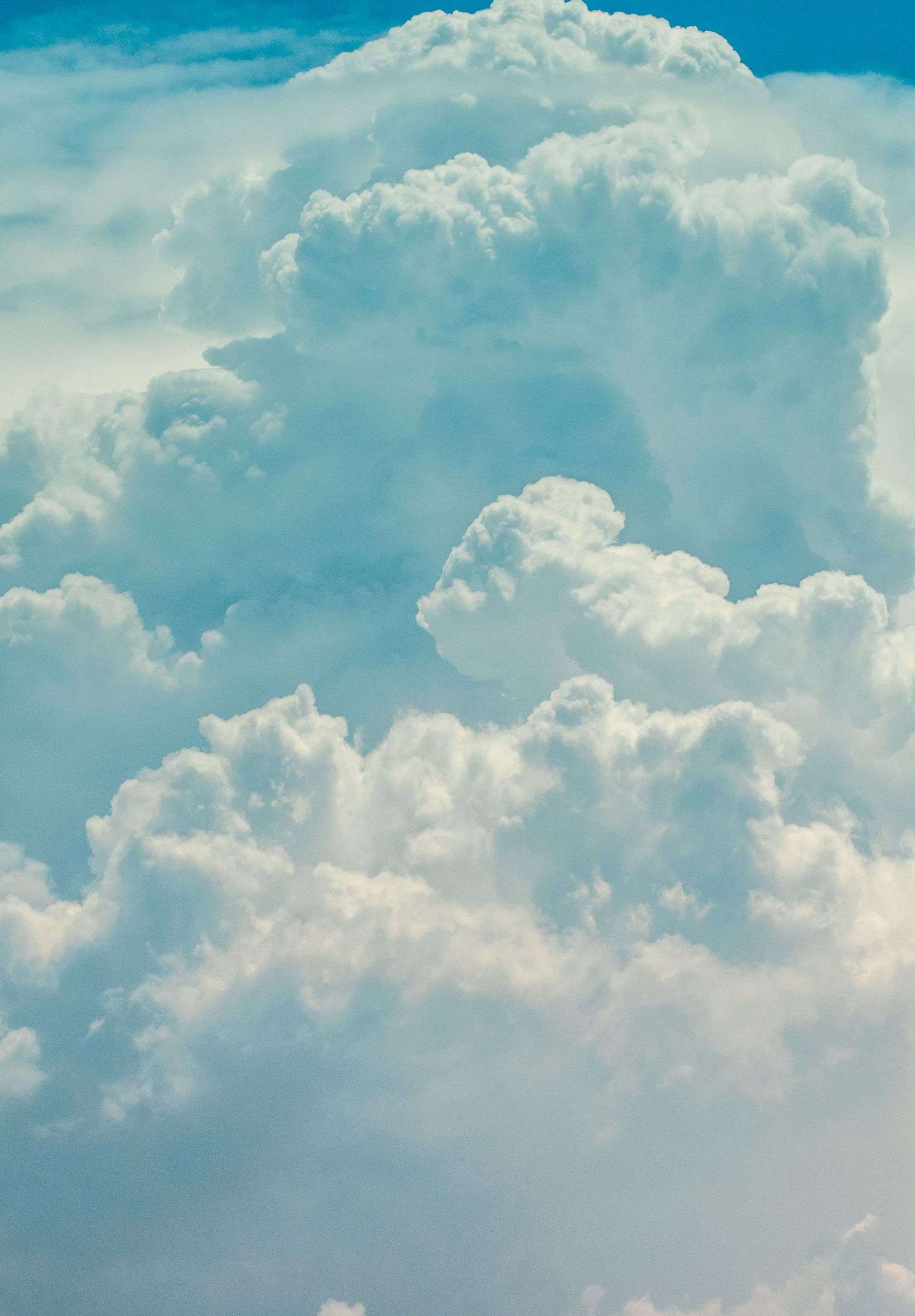 Clouds Porous Sky iPad Wallpaper