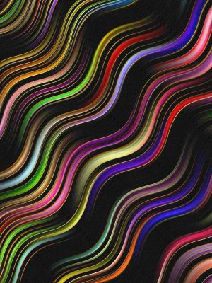 Colorful Waves iPad Wallpaper 300x400 - iPad Wallpapers