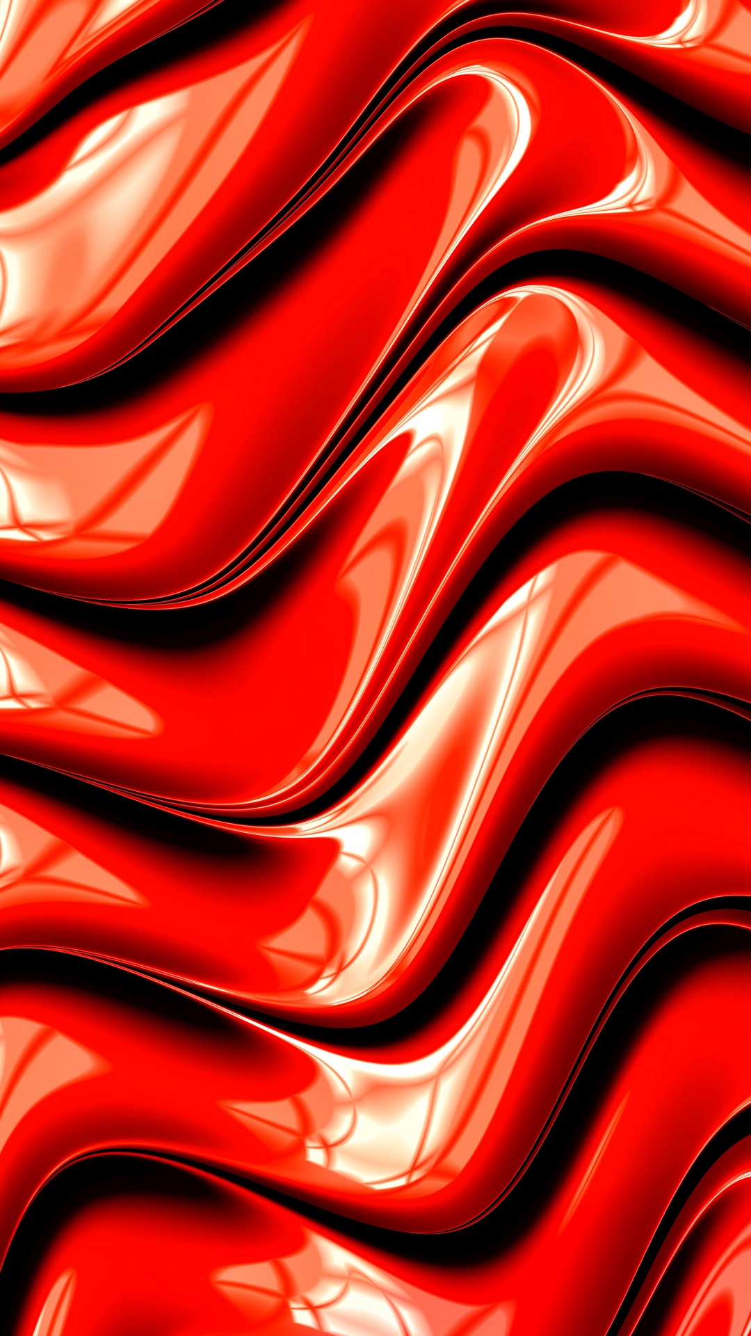 3D Fractal Graphic Red  Surface HD Wallpaper  1080x1920