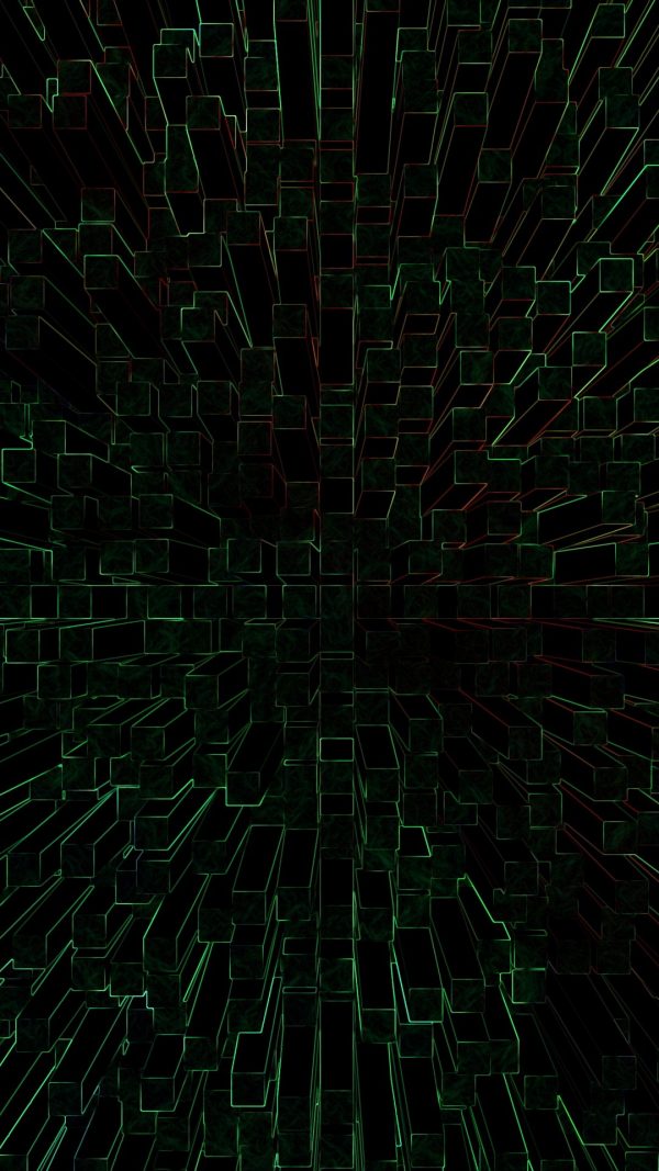 3D Line Immersion Neon HD Wallpaper - 1080x1920