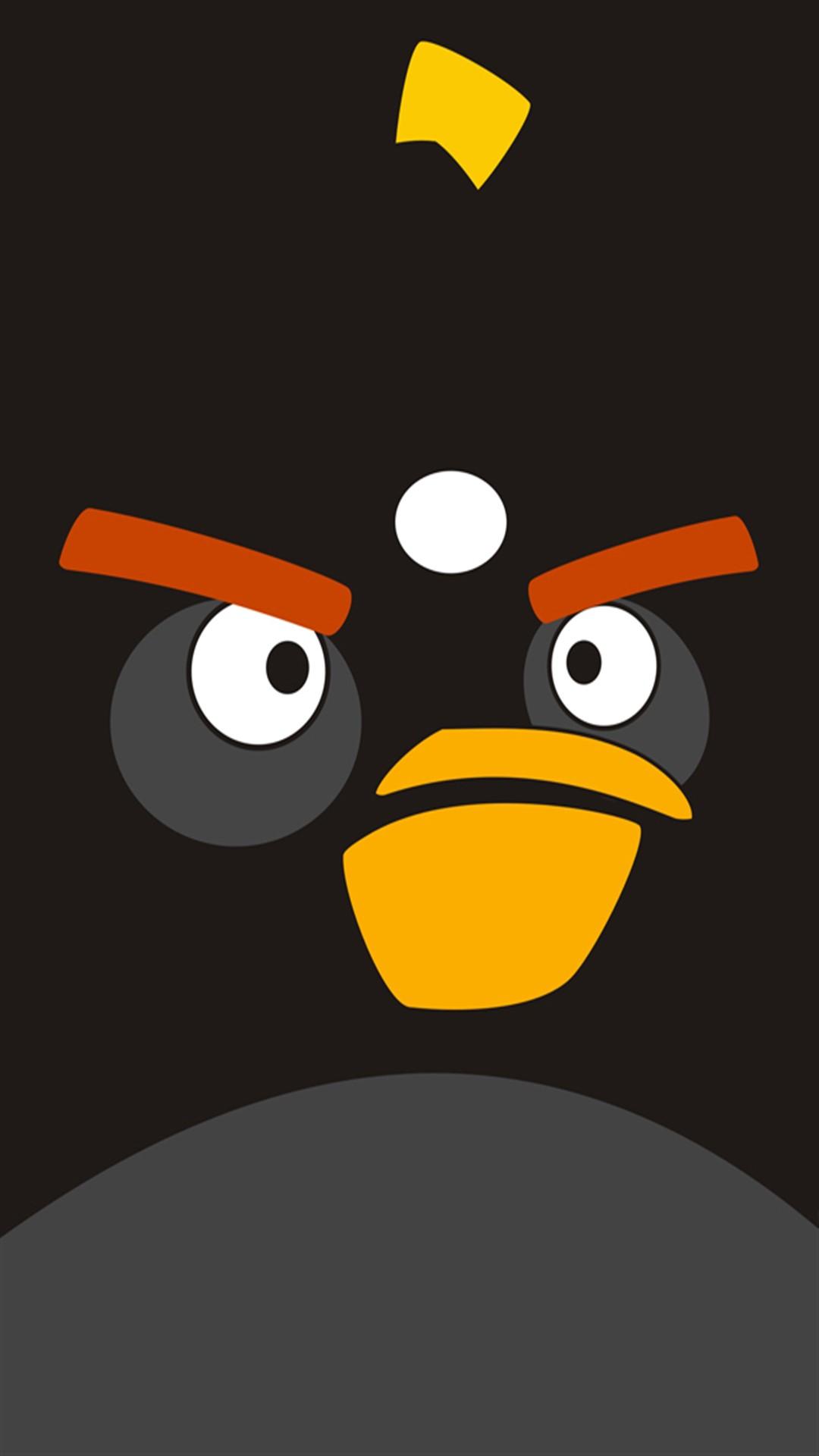 Angry Bird Minimal Background HD Wallpaper