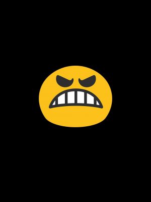 Angry Minimal Background HD Wallpaper 300x400 - Minimalist Phone Wallpapers