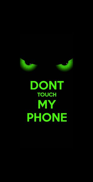 Dont Touch Scary Lock Screen Wallpaper 1080x2340  300x585 - Lock Screen Wallpapers