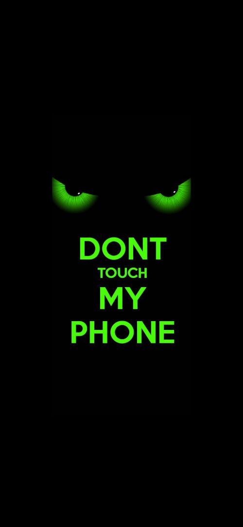 Dont Touch Scary Lock Screen Wallpaper - 1080x2340