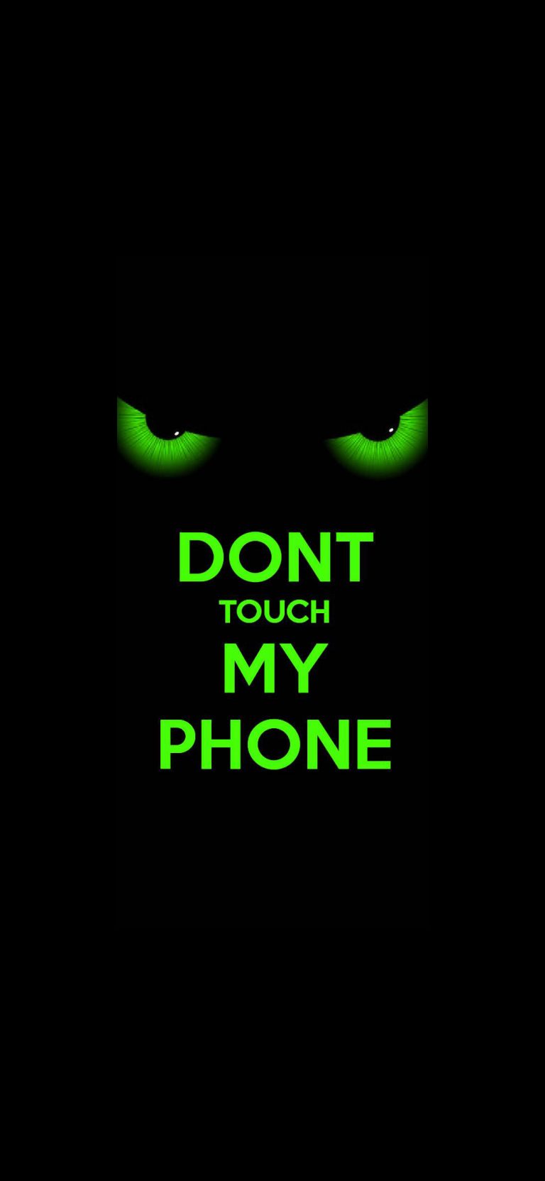 Dont Touch Scary Lock Screen Wallpaper - 1080x2340