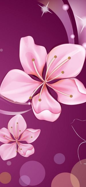 Flower HD Phone Wallpaper 024 300x650 - Pink Wallpapers