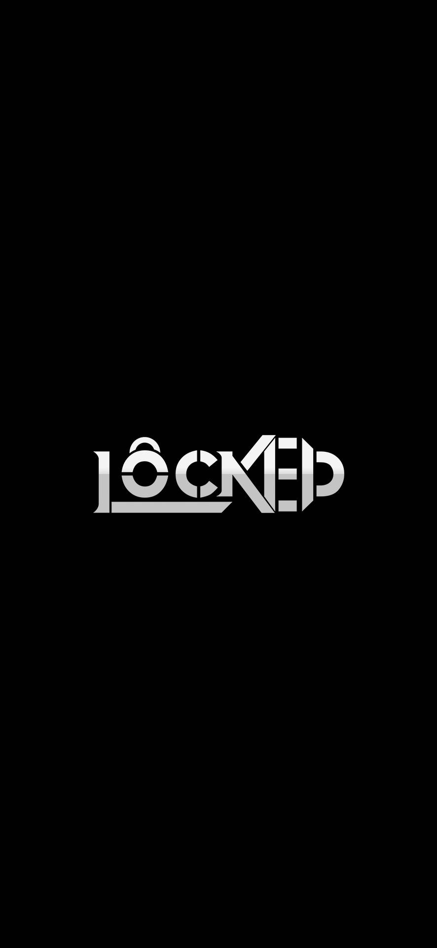Locked - Black White Lock Screen Wallpaper